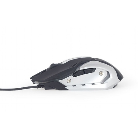 Miš GEMBIRD MUSG-07, USB, optical, gaming, programmable, 6-button, full ergonomic, RGB, 3200 - Image 2