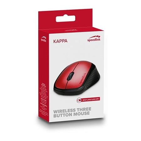 Miš SPEEDLINK KAPPA Wireless red, SL-630011-RD - Image 3