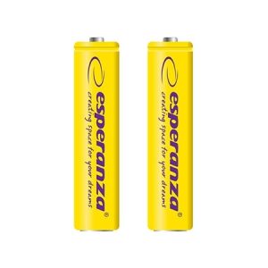Punjive baterije ESPERANZA RECHARGEABLE Ni-MH AAA 1000MAH 2kom. yellow, EZA101Y