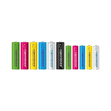 Punjive baterije ESPERANZA RECHARGEABLE Ni-MH AAA 1000MAH 2kom. yellow, EZA101Y - Image 3