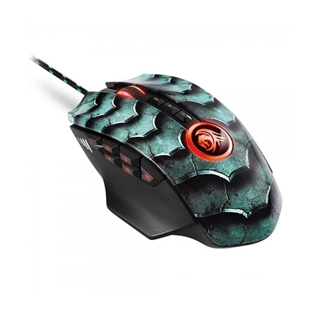Miš SHARKOON gaming Drakonia II Green Mouse 15000 dpi, 12 buttons, USB - Image 2