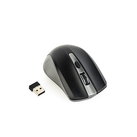 Miš GEMBIRD MUSW-4B-04-GB, wireless , optical, space gray/black, up to 1600 dpi - Image 2