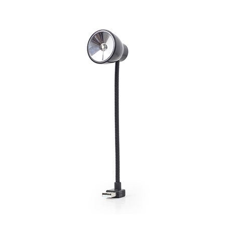 LED lampa za notebook GEMBIRD, USB notebook LED light, black, NL-02