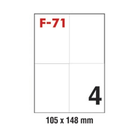 NALJEPNICA TTO 105X148 100/1,TTO105148