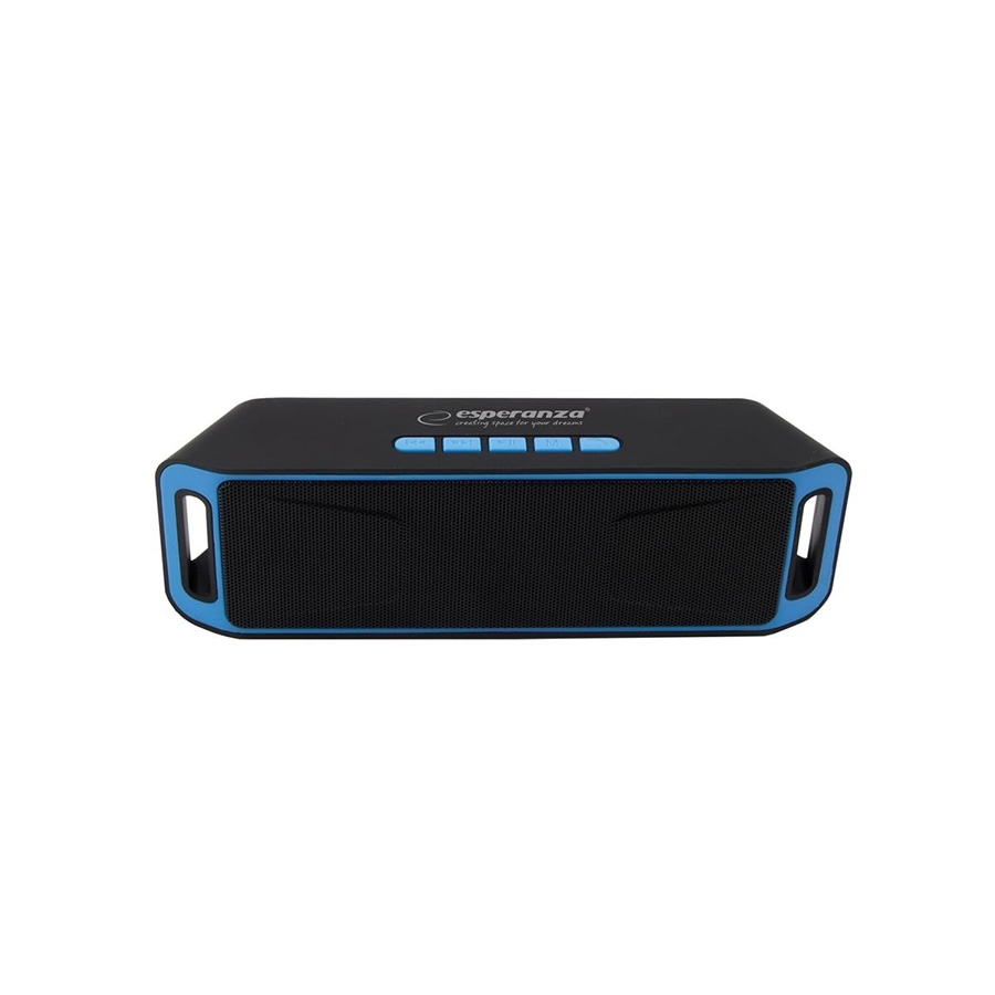Zvučnik BLUETOOTH ESPERANZA FOLK, FM radio, microSD, USB, black blue, EP126KB - Image 2