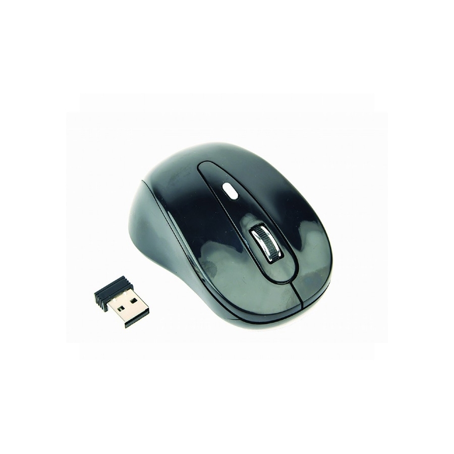 Miš GEMBIRD MUSW-6B-01, 6-button wireless optical mouse, black - Image 2