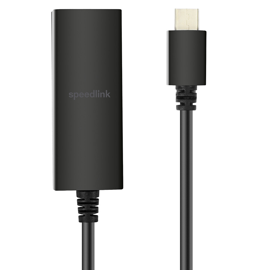 USB adapter kabl Type-C to LAN, SPEEDLINK USB-C to Ethernet Adapter HQ, SL-180015-BK - Image 2