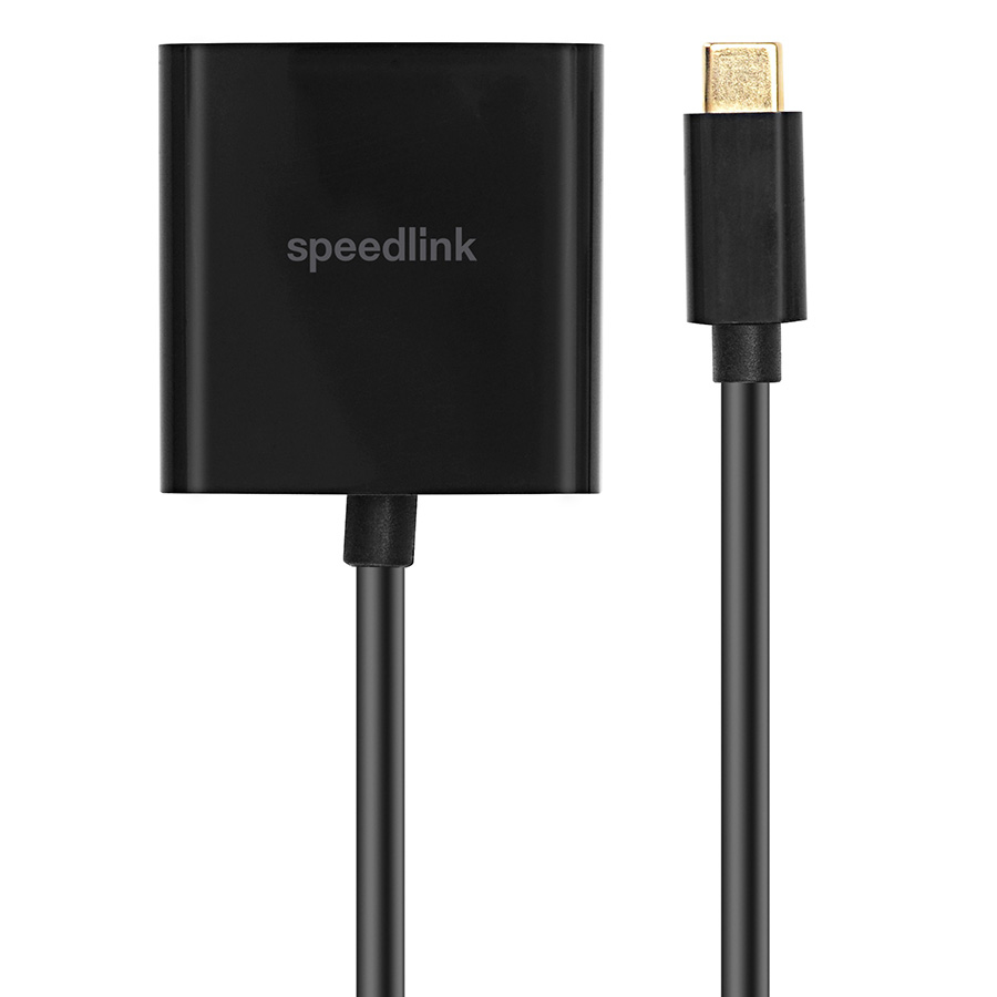 USB adapter kabl Type-C to VGA, SPEEDLINK USB-C to VGA Adapter HQ, SL-180018-BK - Image 2
