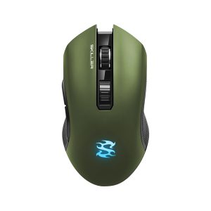 Miš SHARKOON gaming Skiller SGM3, green optical, 6000 dpi, 7 buttons, USB