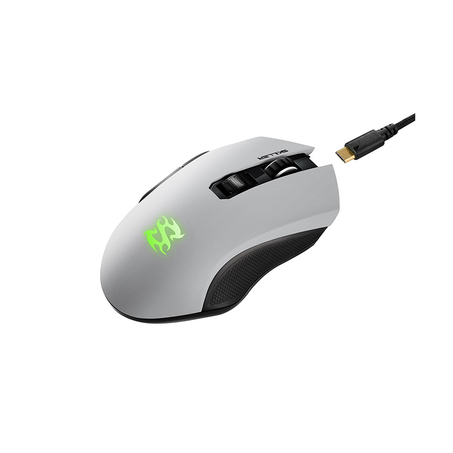 Miš SHARKOON gaming Skiller SGM3, grey, optical, 6000 dpi, 7 buttons, USB - Image 4