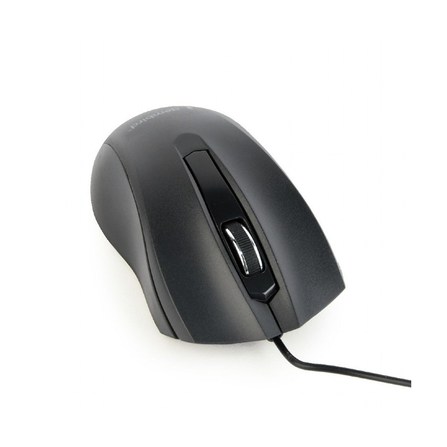 Miš GEMBIRD MUS-3B-01, optical, black, 1000dpi, 3 button - Image 2