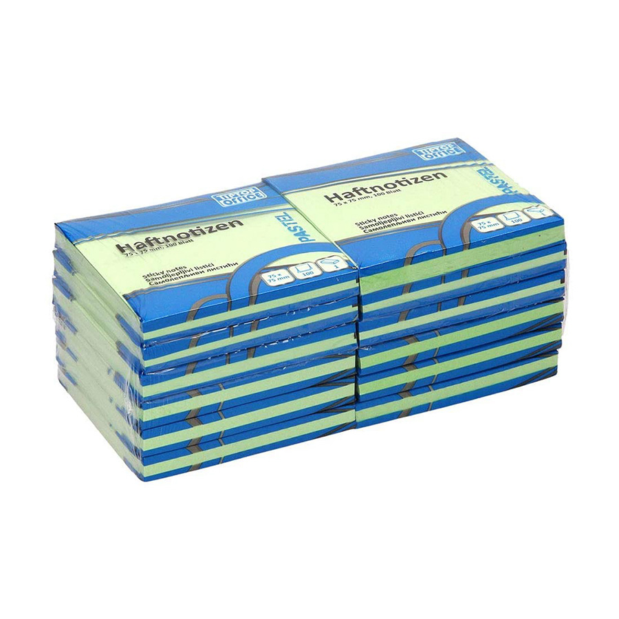 POSTIT TTO 75X75mm ,100l,pastel zelena,TTO 405014 - Image 2