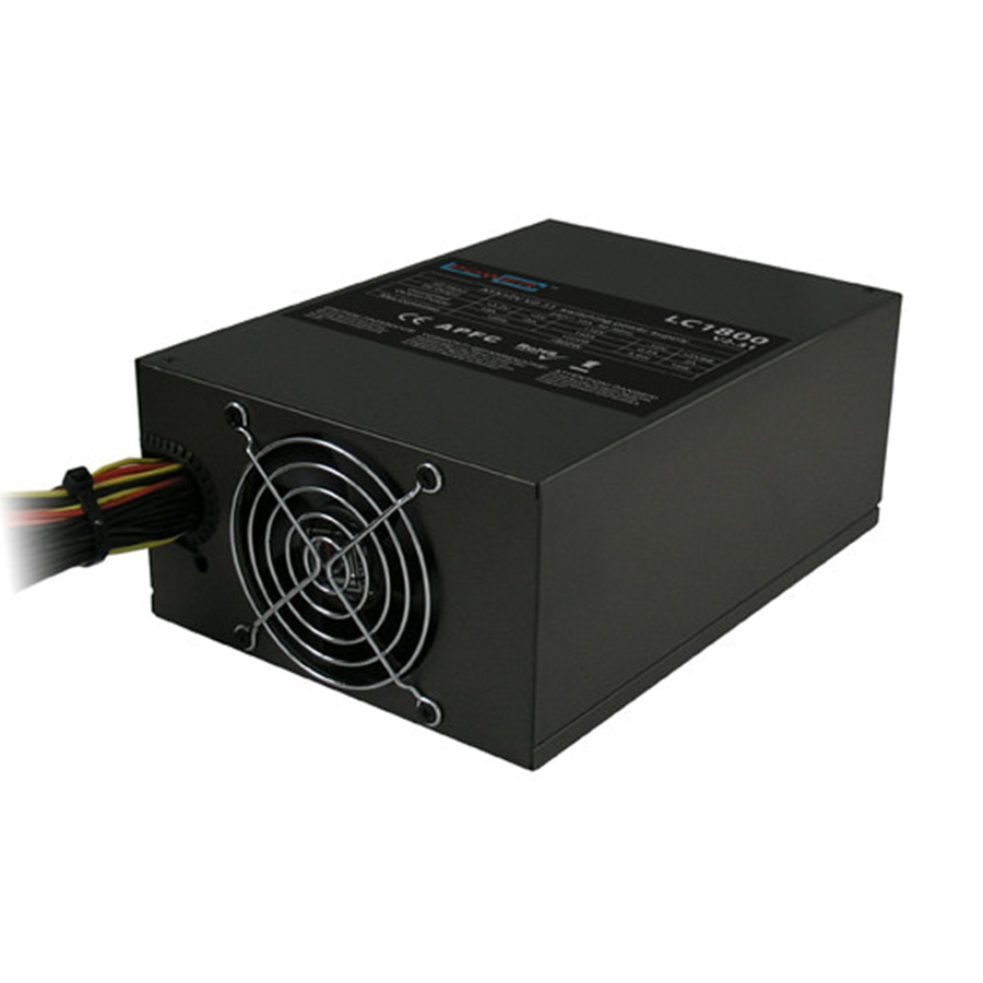 Napojna jedinica LC Power, LC1800 V2.31 bulk, PSU 1800W ATX, 2x80mm fan, APFC, 20xPCIe,, 4xPATA black - Image 2
