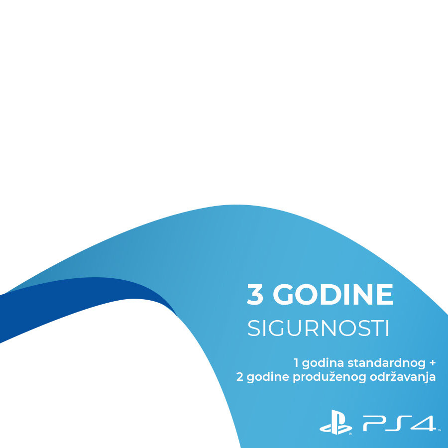 SD PS4 3 godine sigurnosti (1 godina standardnog + 2