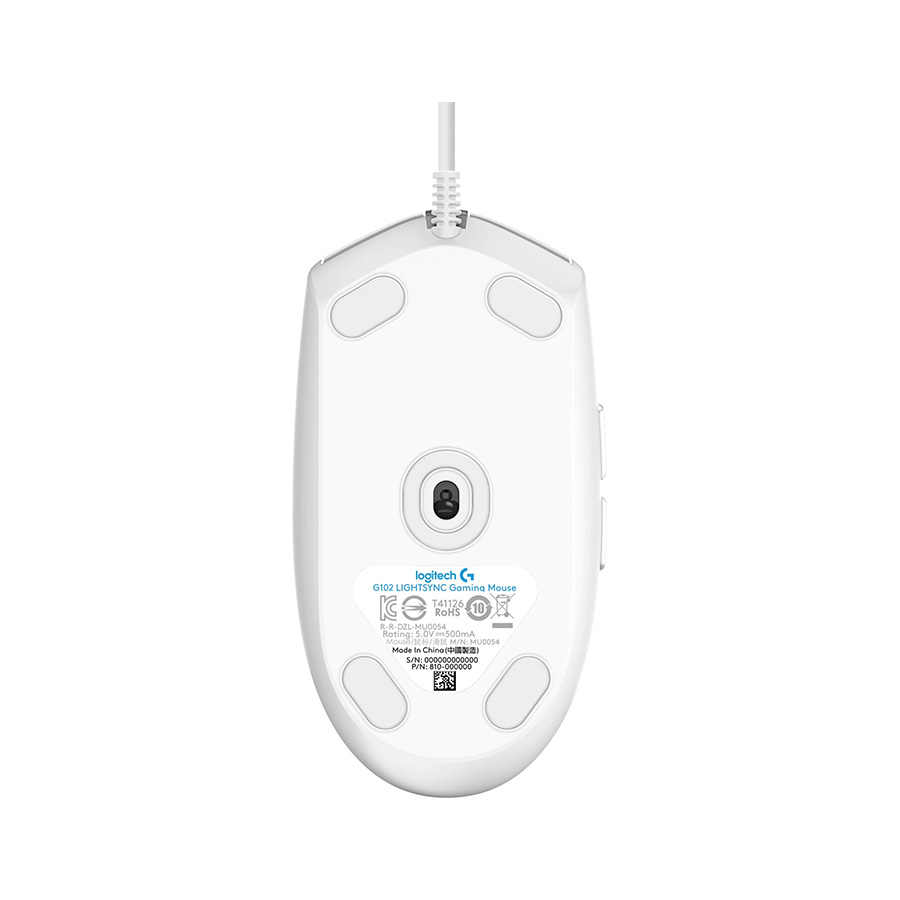 Miš LOGITECH G102 LIGHTSYNC Gaming Mouse - WHITE - EER, 910-005824 - Image 5