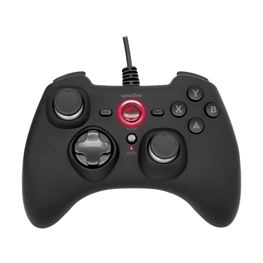 Game Pad SPEEDLINK RAIT Gamepad - for PC/PS3/Switch, rubber-black SL-650010-BK - Image 2
