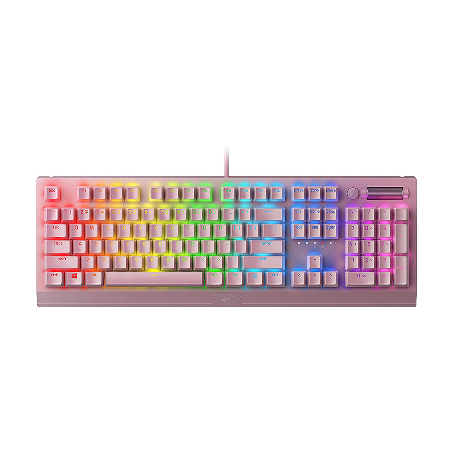 Tastatura Razer™ BlackWidow V3 - Mechanical Gaming Keyboard (Green Switch) - Quartz Edition US Layout RZ03-03541800-R3M1 - Image 5