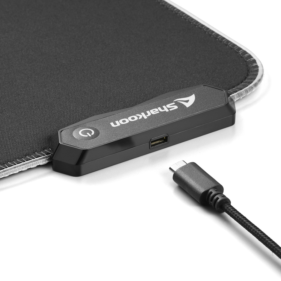 Podloga za miš SHARKOON gaming 1337 Mat RGB V2 900, 900 x 425 x 3 mm - Image 5