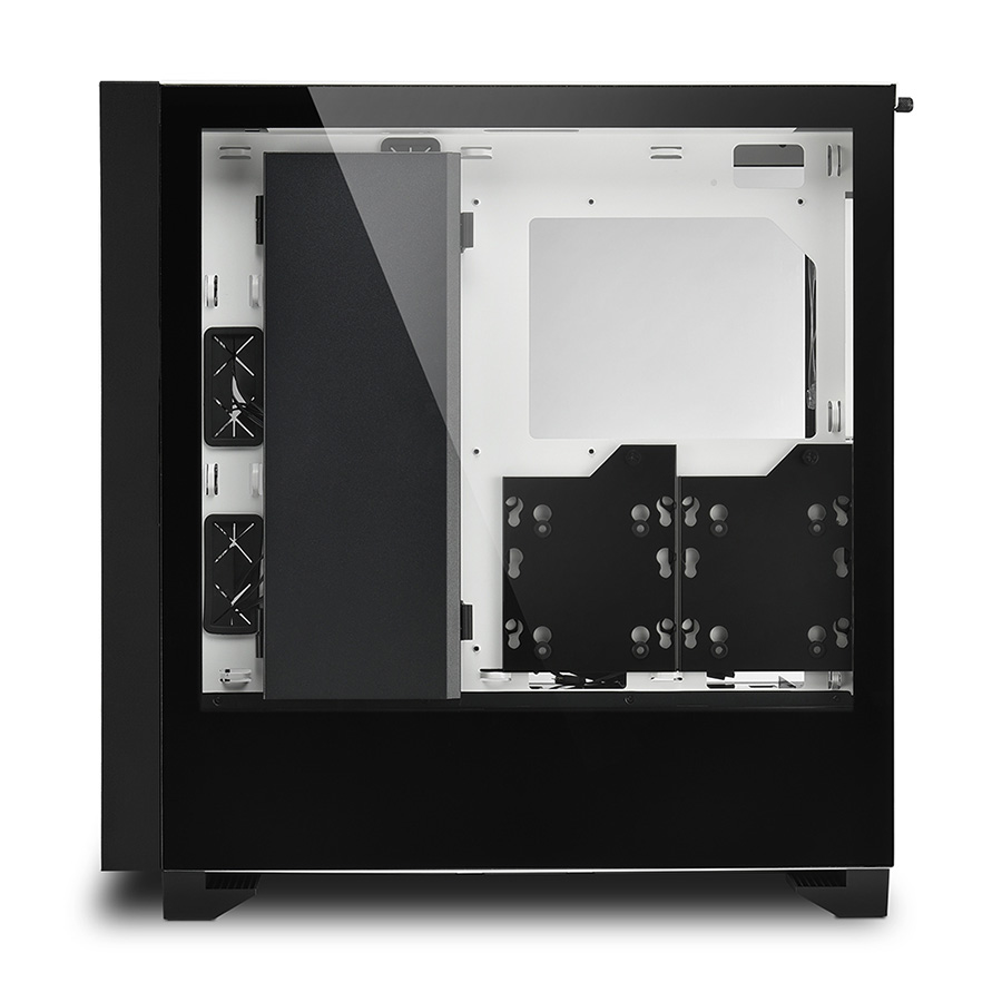 Kućište SHARKOON gaming, ELITE SHARK CA300T 4x120 mm Addressable RGB Fans, white, E-ATX - Image 6