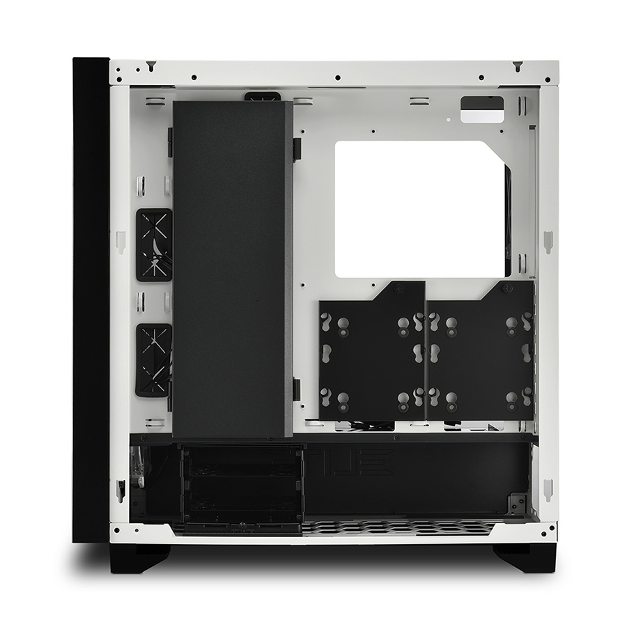 Kućište SHARKOON gaming, ELITE SHARK CA300T 4x120 mm Addressable RGB Fans, white, E-ATX - Image 7