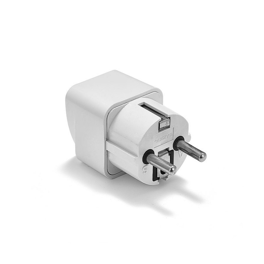 Univerzalni AC strujni adapter UK i US to EU, 3-pin to 2-pin - Image 3
