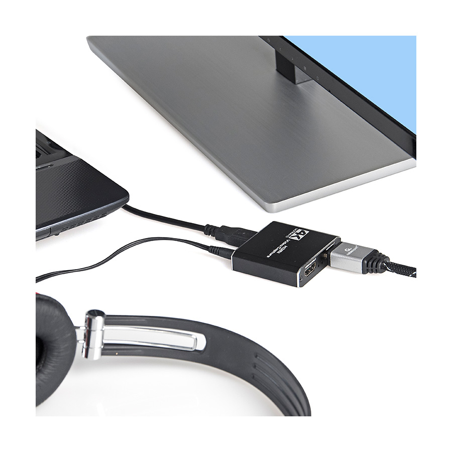 USB HDMI Videograbber GEMBIRD, video capture, software free, UHG-4K2-01 - Image 2