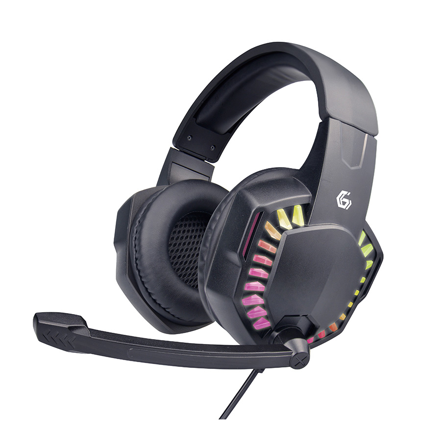 Slušalice sa mikrofonom GEMBIRD gaming RGB, volume control, matte black, PC, PS4, GHS-06 - Image 2