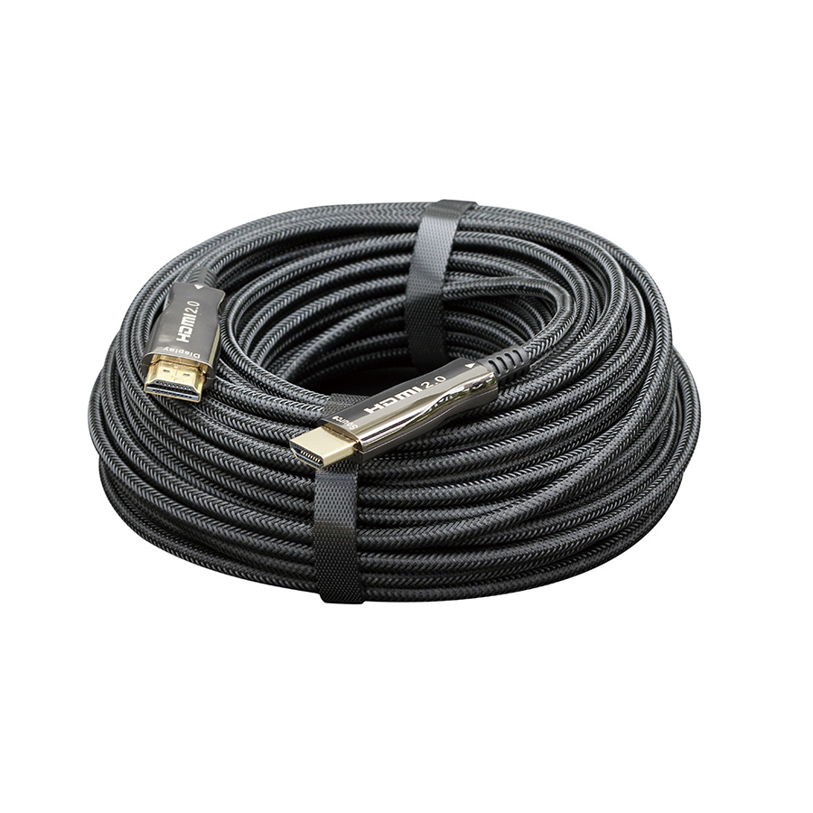 HDMI kabl GEMBIRD, 50m, Active Optical (AOC) High speed +Ethernet AOC Premium Series CCBP-HDMI-AOC-50M - Image 2