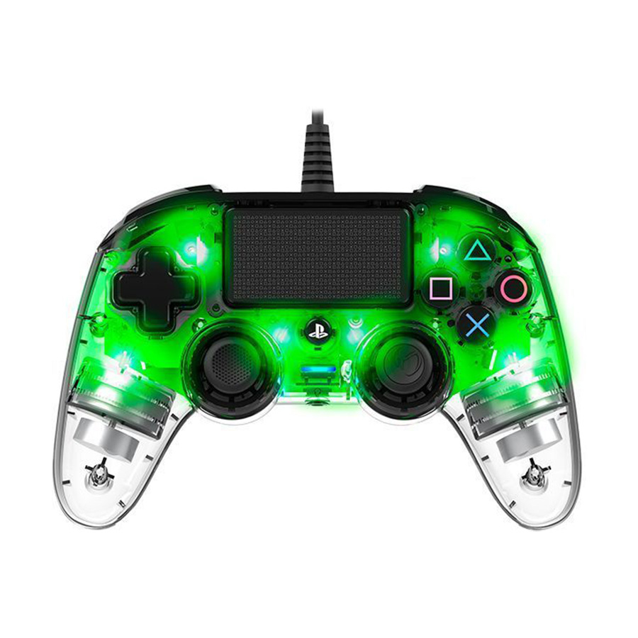 Bigben PS4 Nacon Compact Light Wired Controller prozirno-zeleni - Image 2