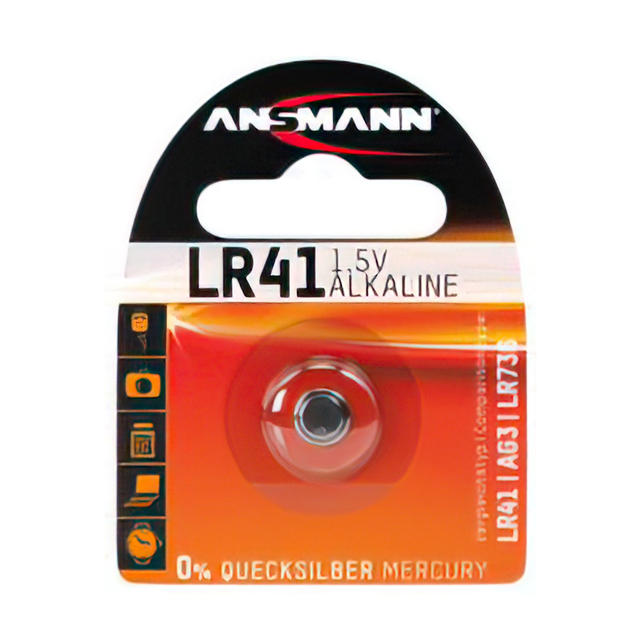 Baterija LR41 1.5V 1/1 Alk ANSMANN,AN 5015332 - Image 2