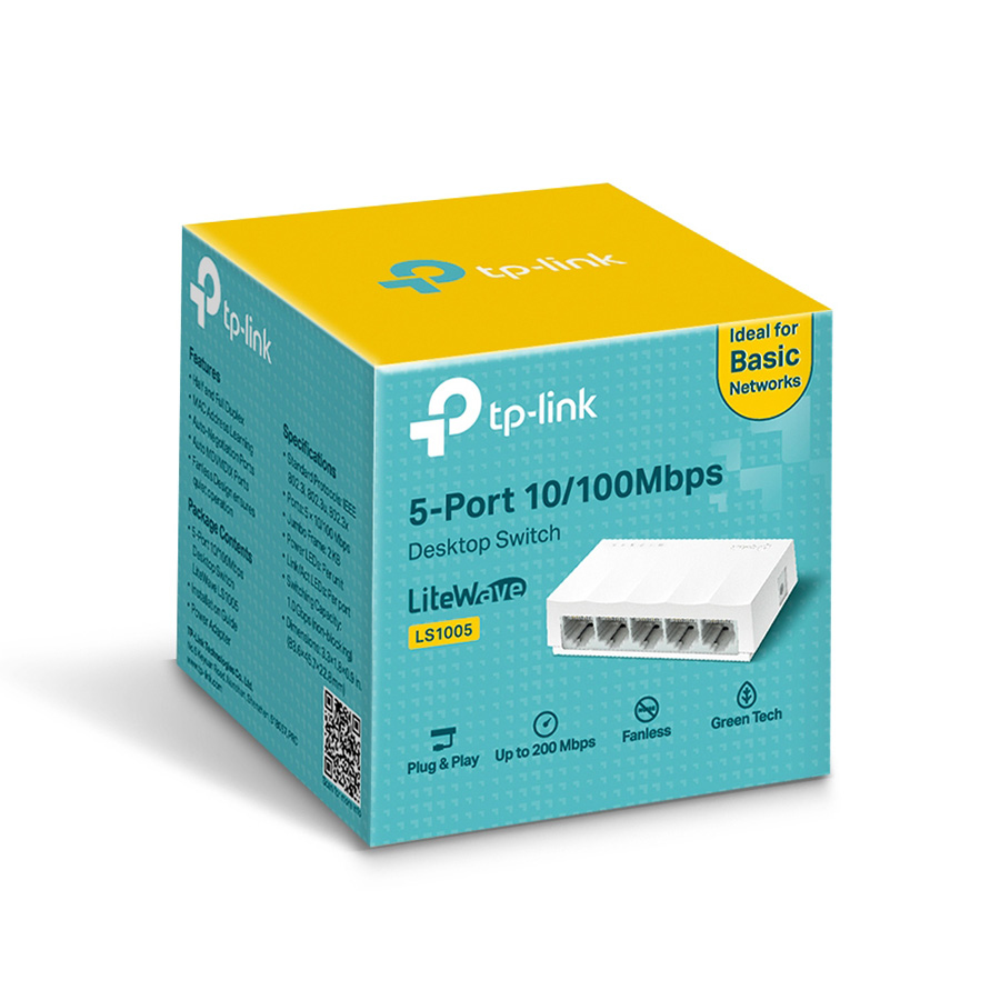 SWITCH 5 portni TP-Link LS1005 LiteWave 5-Port 10/100Mbps - Image 3