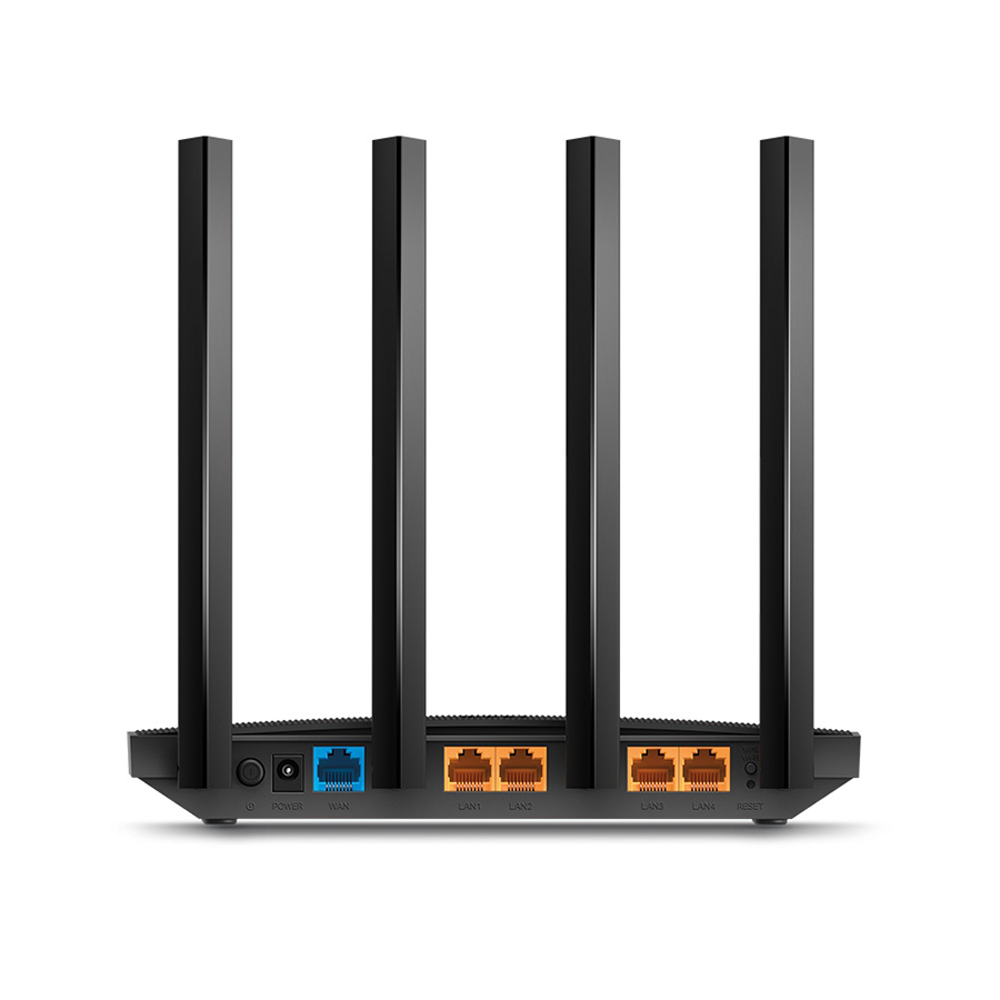 Router TP-Link Archer C80 AC1900 802.11ac Wave2 3×3 MIMO Wi-Fi Router, 1300Mbps at 5GHz + 600Mbps at 2.4GHz, 5 Gigabit Ports,4 antennas, Beamforming,S - Image 2