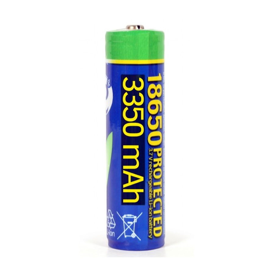 Punjiva baterija 18650 Li-Ion 3,7V 3350mAh, protected, EG-BA-18650/3350, GEMBIRD