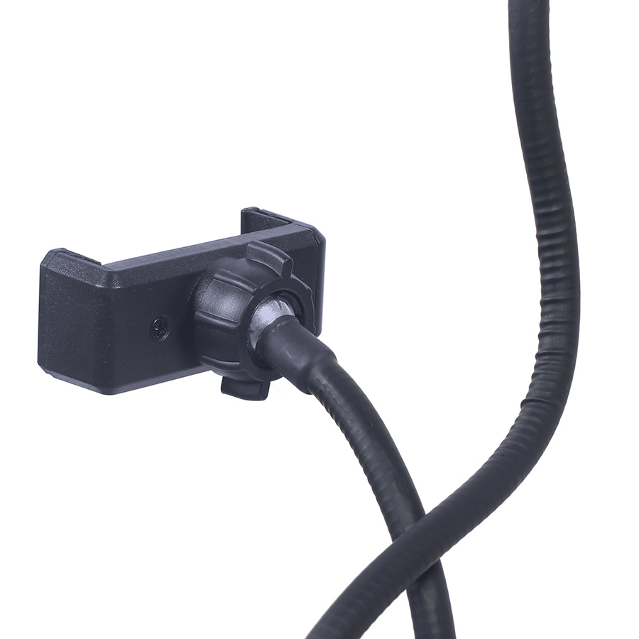 LED Ring GEMBIRD, Selfie ring light with phone holder, LED-RING4-PH-01 - Image 2