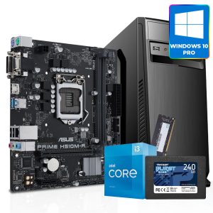 GNC OFFICE WIN 10 PRO i3-10105 3.70GHz, MB H510M, RAM 8GB DDR4, SSD 2,5 240GB , Kućište sa napajanjem 500W, 2Y