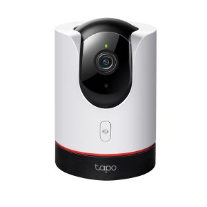 TP-Link Tapo- C225 Pan/Tilt AI Home Security Wi-Fi Camera, 2K QHD (2560x1440), 2.4 GHz, Horizontal 360 ,Pan/Tilt, Smart AI Detection and Notifications