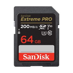SanDisk SDXC 64GB Extreme Pro - 200MB/s V30 UHS-I SDSDXXU-064G-GN4IN