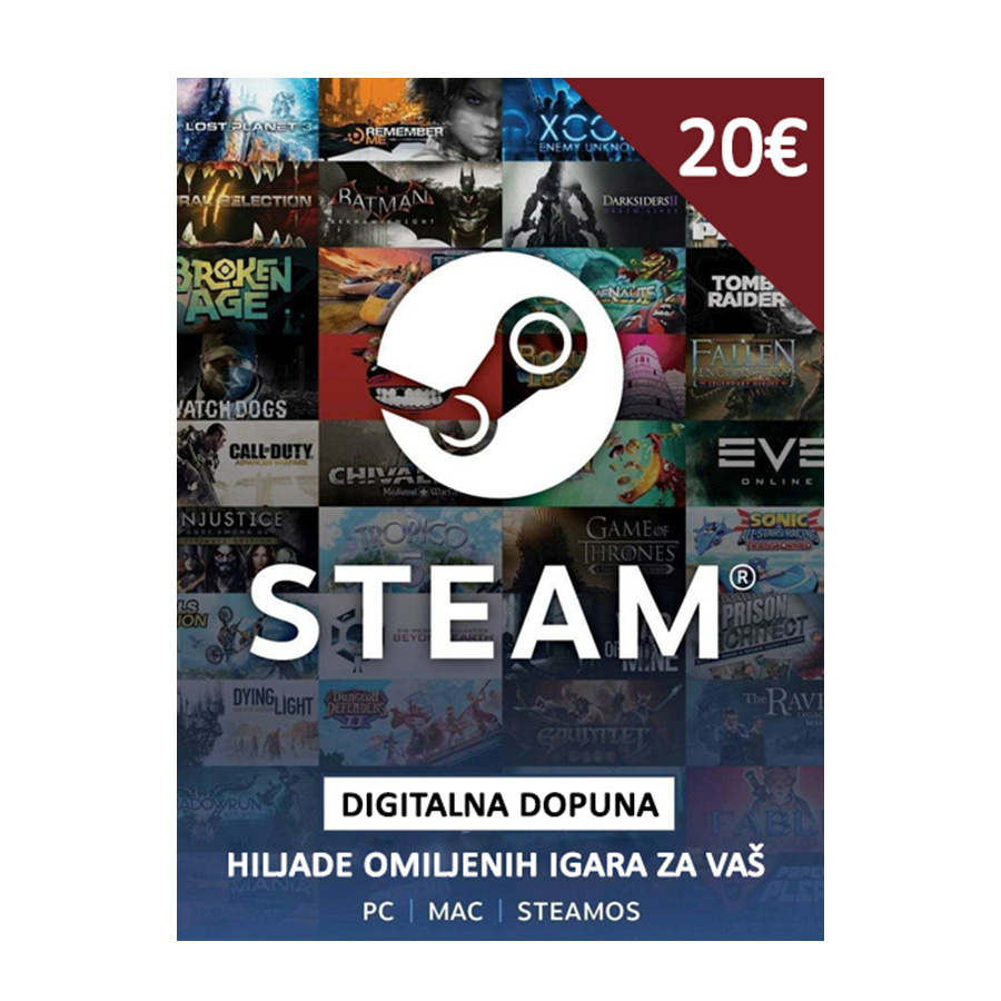 Steam gift card 20€ - Global