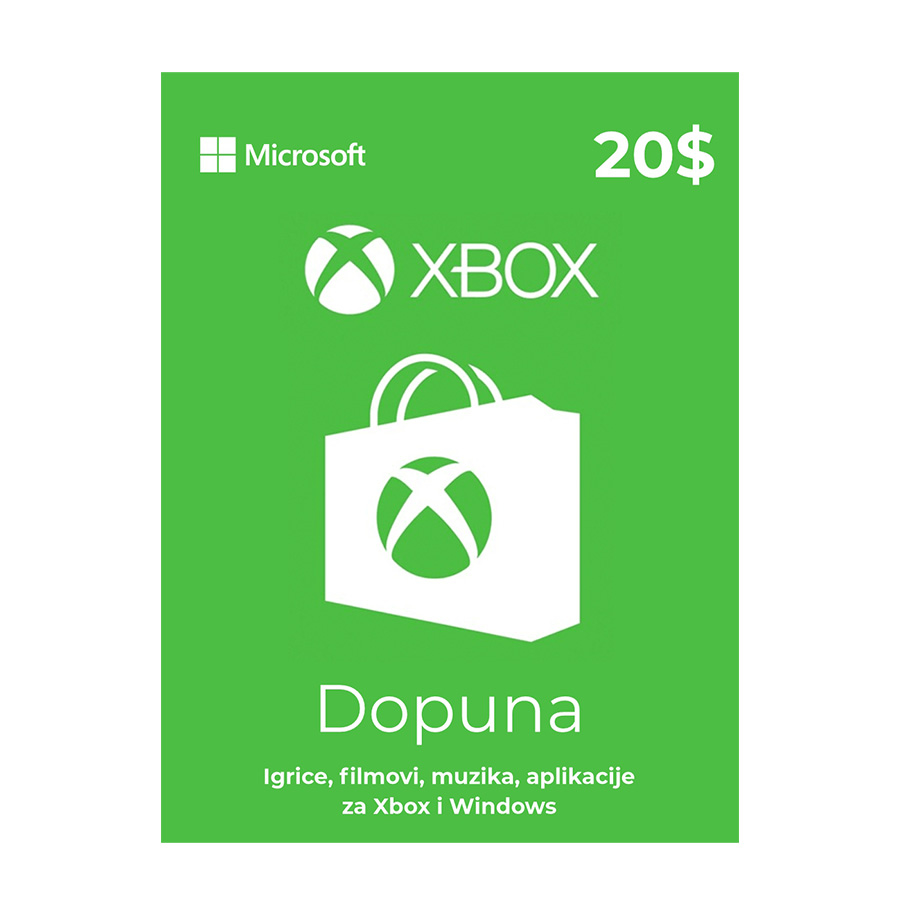 XBOX gift card 20$ - United States