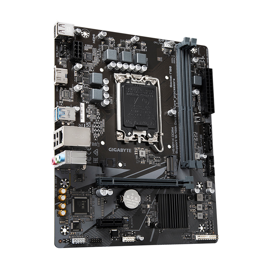 GIGABYTE MB H610M K DDR4 G10, LGA1700, 2xDDR4, M.2, 2xSATA, 6xUSB, HDMI, mATX - Image 2