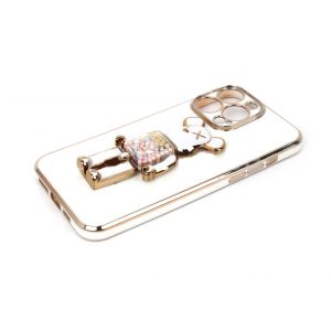 ZAŠTITNA MASKA TPU FRONDY BEAR IPHON 13 PRO WHITE