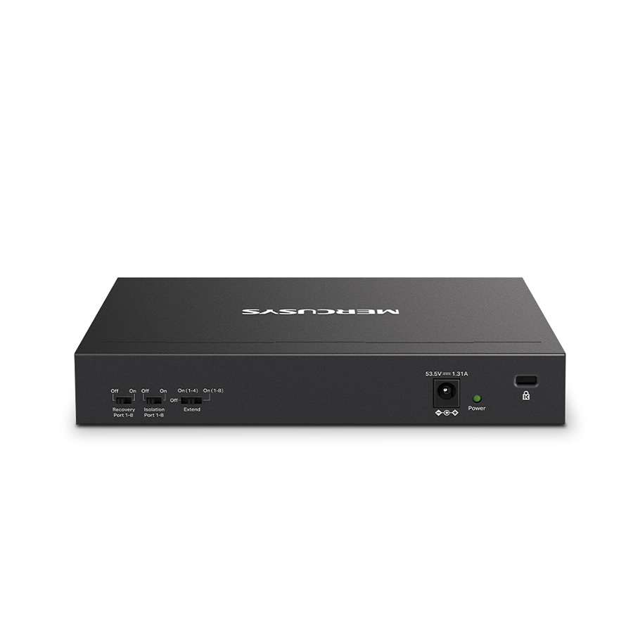 SWITCH MERCUSYS MS110P 10-Port 10/100Mbps Desktop Switch with 8-Port PoE+ - Image 3