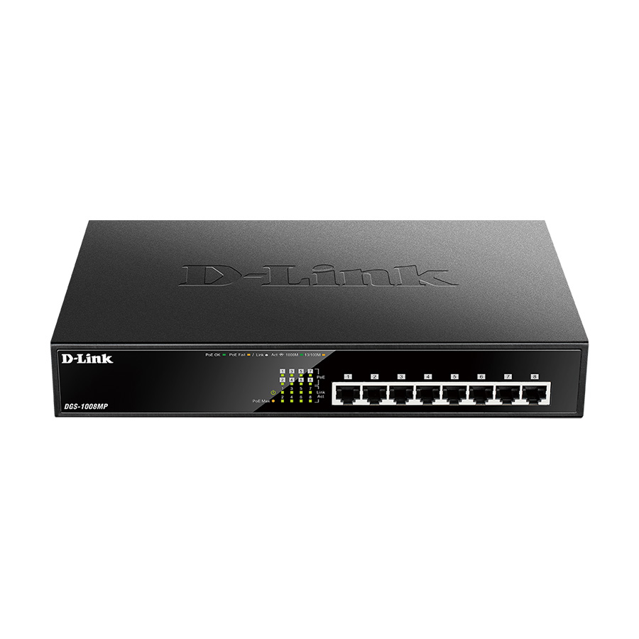 SWITCH 8 portni 10/100/1000 D-LINK, DGS-1008MP - Image 2