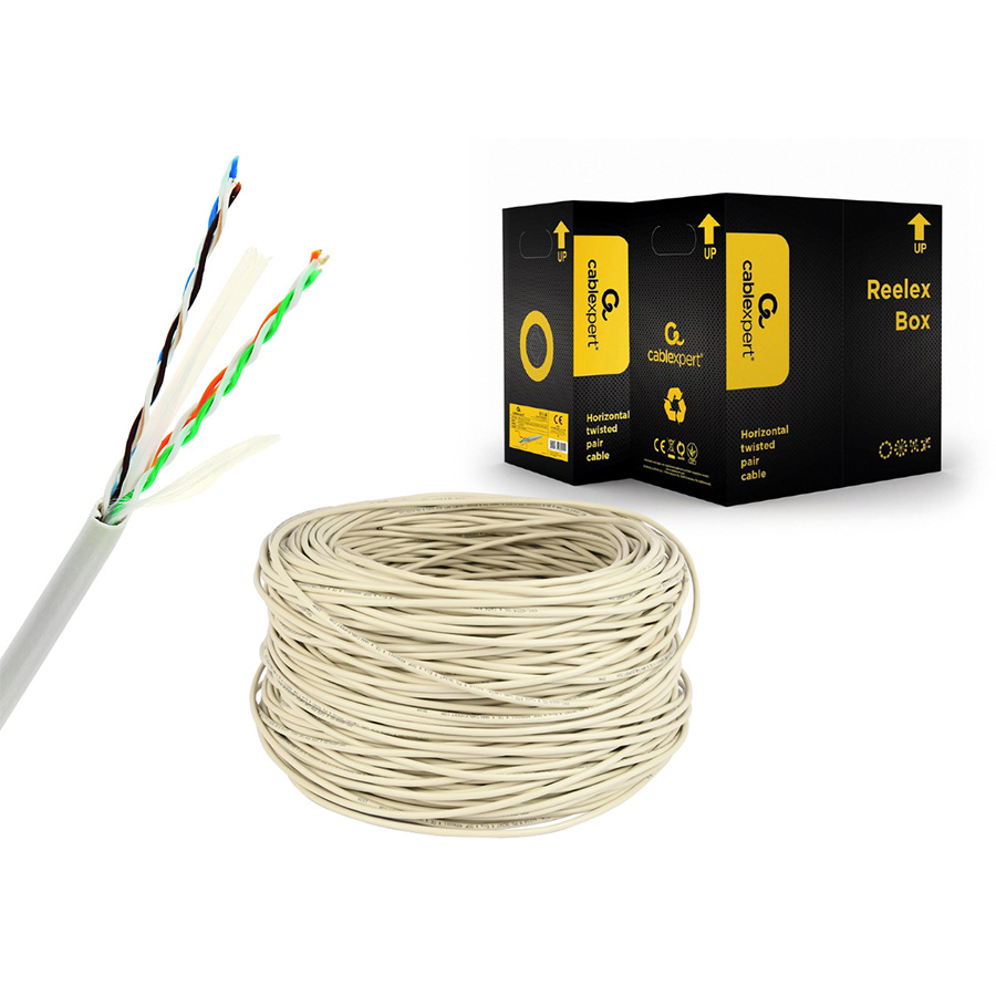 Mrežni kabl UTP cat 6, 305 metara, UPC-6004SE-L, premium, stranded, GEMBIRD