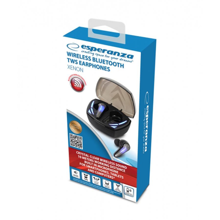 Slušalice bluetooth sa mikrofonom ESPERANZA XENON WIRELESS BLUETOOTH TWS, EH232K - Image 6