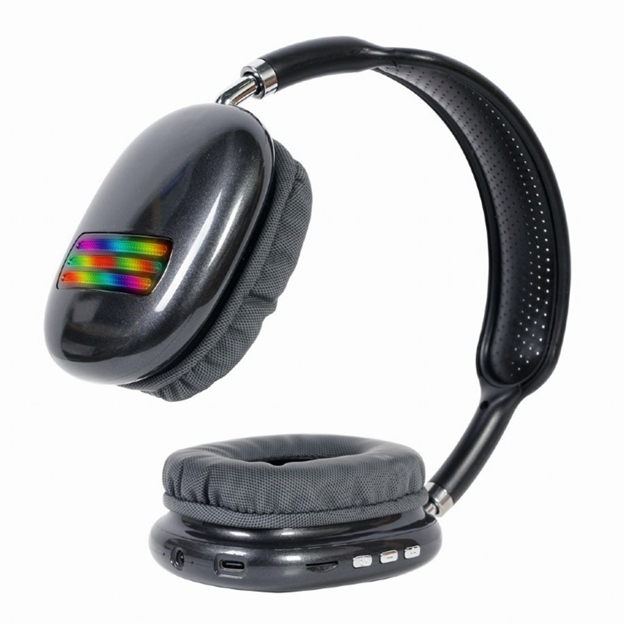 Slušalice sa mikrofonom bluetooth GEMBIRD RGB LED, BHP-LED-02-MX, sorto - Image 4