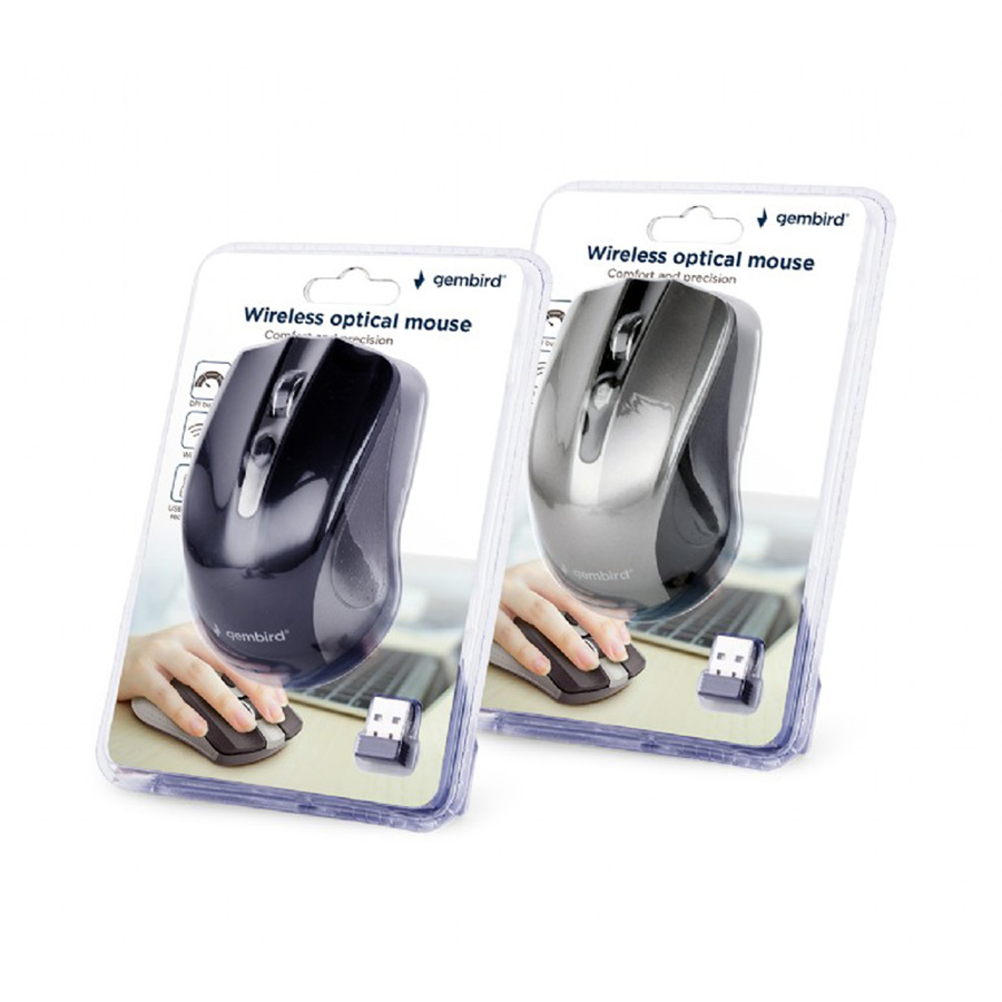 Miš GEMBIRD MUSW-4B-04-MX, Wireless, sorto - Image 7