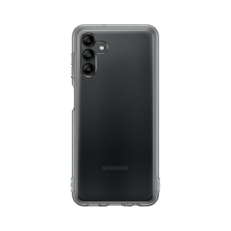 ORIGINALNA MASKA ZA SAMSUNG A04S GALAXY - SOFT CLEAR COVER (EF-QA047TBEGWW) CRNA