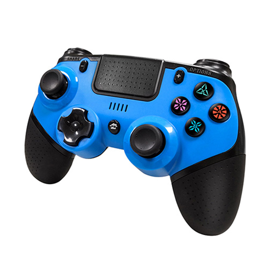 Game Pad gaming RAMPAGE Snopy SG-RPS4 PLUS Bluetooth, PS4/PC/Android/IOS/Nintendo Switch, Blue, Dual Vibration Joypad
