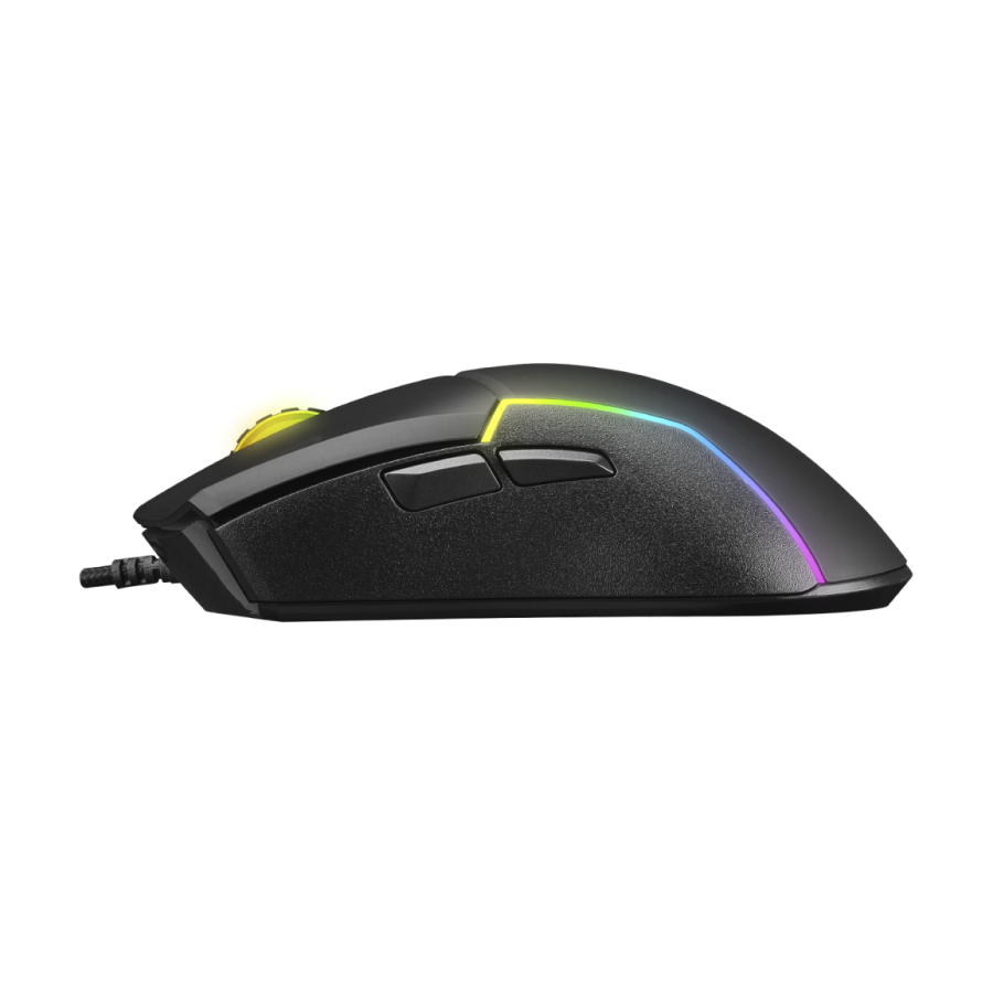 Miš gaming RAMPAGE SMX-R28 COOL black, USB, RGB, makro, 7200dpi/1000hz - Image 4